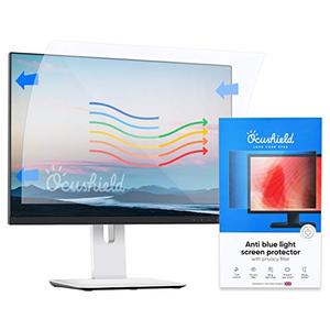Ocushield 21.5” (16:9) Premium Anti Blue Light Screen Protector with Privacy Filter for Laptops and Computer Monitors - Anti-Glare - Easy Install - Anti-Fingerprint - Reduce Eye Fatigue (477 x 268 mm)
