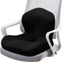 Seat Cushion, Office Chair Cushion, L-Shaped Ergonomic Car Seat Cushions, Memory Foam Chair Cushion, Lumbar Support Pillow for Wheelchair, Car, Home, Office, Desk, Black