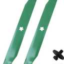 2 Pack 532134149 Lawn Mower Blades with 532193003 Bolts for YTH18542 YTH22V42 Replaces Husqvarna 42 inch Mower Blades Craftsman 42 Inch Mower Blades 532138971 532138498 532127843, High Lift
