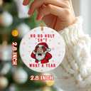 2 x 67 Christmas Ornament, Funny Ornament, 6 7 Ornaments, Funny Christmas Ornaments 2025, Teen Gen Alpha Xmas Gift, 67 Meme Gift, Stocking Stuffers for Teens - HoHo Holy Sh*t What a Year