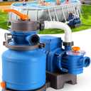 2500 GPH Sand Filter Pump for Above Ground Pools with 24H Automatic Timer