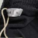 Women's 100% Cotton Lightweight Open Front Cardigans with Pockets Oversized Knit Casual Sweaters Outwear (X-Large, Black)