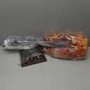 Artificial Maple Tree, 4FT Orange Potted Fake Plants Autumn Decoration Fall Tree for Home Office Party, Thanksgiving Halloween, Outdoor Indoor Porch Entryway