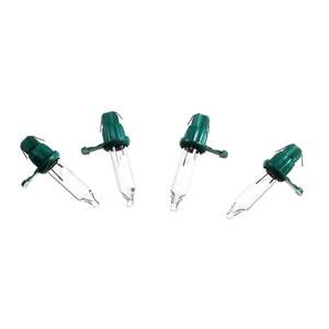 Mudder 15 Count Christmas Tree Replacement Light Bulbs 2.5v 0.425 Watt Replacement Bulb Mini Incandescent Wire String Lights Decoration for Prelit Xmas Tree(Green Base with Warm White Bulb)