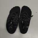 Racqua Water Shoes Quick Dry Barefoot Beach Aqua Sport Swim Surf Pool Hiking Diving Walking for Men Women, Black, Size 7.5