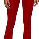 Forever 21 Corduroy Belted Flare Pants Ruby, Size: Small