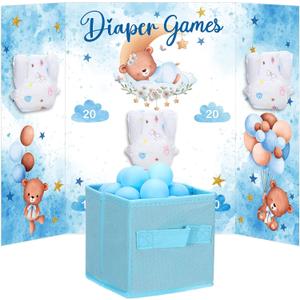 Sinload 33 Pcs Baby Shower Games Bridal Shower Games Funny Activities Interactive Balls Diaper Gender Party for Boy or Girl, Table Tennis Twerk Game

ASIN: B0DYVD8JWN PRODU