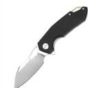 FerraMonster Pocket Knife for Men, 154CM Steel Blade, Hunting Knife Camping Folding Knives with for Outdoor, Survival, Tactical, Hunting and Camping（Black）