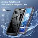 SPIDERCASE for Google Pixel 8a Case Waterproof,[12FT Military Drop Proof] [IP68 Waterproof] [360Full Body Protection] Heavy Duty Protective Cover for Pixel 8A 6.1-Purple