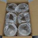 D.M DESIGNMASTER [6 PACK,12 OZ - Premium Glass Coffee Mugs with Handle. Transparent Tea Glasses for Hot/Cold Beverages, Perfect Design for Americano, Cappuccino, Tea and Beverage.