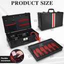 Large Barber Carrying Case, Hairdresser Tool Box Organizer Traveling Case, Portable Travel Barber Suitcase for Hair Stylist Pet Groomer Beauty Salon Makeup Artist