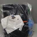 Zoomster Trampoline Enclosure Net with Pole Cap, Replacement Safety Enclosure Net for 6 Straight Poles Round Trampoline, Breathable and Weather-Resistant