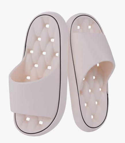 Quick Drying Shower Shoes Men Lightweight Shower Slippers with Drain Hole Soft Women Bathroom Slippers for Gym, Spa, Pool Anti-Slip Shower Shors Home Bathing Slipper Sandals 36-37