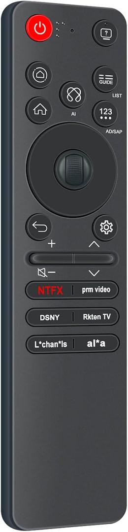 AKB76046603 MR25GA Replacement Voice Remote Compatible with LG UHD AI UA77A UA7050 4K Smart TV 2025 43UA7050PUB 55UA7050PUB 65UA7050PUB 43UA7700AUA 50UA7700AUA 55UA7700AUA 65UA7700AUA 75UA7700AUA