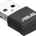 ASUS AX1800 Dual-Band AX1800 WiFi 6 Nano USB Adapter, Plug and Play, WPA3 Network Security, 5GHz Frequency Band, Compatible with Windows 10 & 11, TAA Compliant (USB-AX57 Nano)