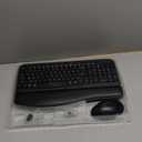 Wireless Keyboard and Mouse Combo, Ergonomic Wave Keys, Cushioned Plam Rest, Comfortable Silent Natural Typing, 2.4G Lag-Free, Full Size Keyboards Cordless Set for Multi-OS, Windows/Mac -SABLUTE (Classic Black)