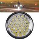150W PAR 46 LED Bulb Spot Lights Aircraft Light Replacement Bulb for Aircraft Landing, Marine Spot Lights, Tractors, Runway, Taxi 28V DC, 12000 Lumen IP67 (Spot Beam)