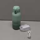 Momcozy Portable Milk Warmer for Travel  Dual Heating Modes for Breast Milk & Water, Portable Bottle Warmer with Fast Heating & Long Battery Life, 17 Ounces Large Capacity to Meet Your All-Day Needs (Green)