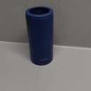 TILUCK Skinny Can Cooler for Slim Beer & Hard Seltzer, Stainless Steel, Double-Walled Stainless Steel Insulated Slim Cans, Standard 12 oz (Frosted Navy)