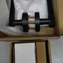 Asidrama Premium Black Zinc-Alloy Front Door Lock Set: Double Cylinder Deadbolt, Heavy Duty Security Handleset for Left/Right Exterior Doors, Universal Entry Locks (1 Pack)