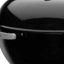 Weber Original Kettle Charcoal Grill, 18-Inch, Black Classic Outdoor BBQ Grill with OneTouch Cleaning System & Precise Temperature Control Dampers