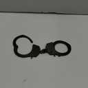 Toy Handcuffs with Keys, Stage Dress Up Accessory for Kids (Black)