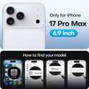 TAURI Original Design for iPhone 17 Pro Max Case, Compatible with MagSafe with Screen Protector, Anti-Yellowing Military-Grade Protection Shockproof Magnetic iPhone 17 ProMax Case, Clear White