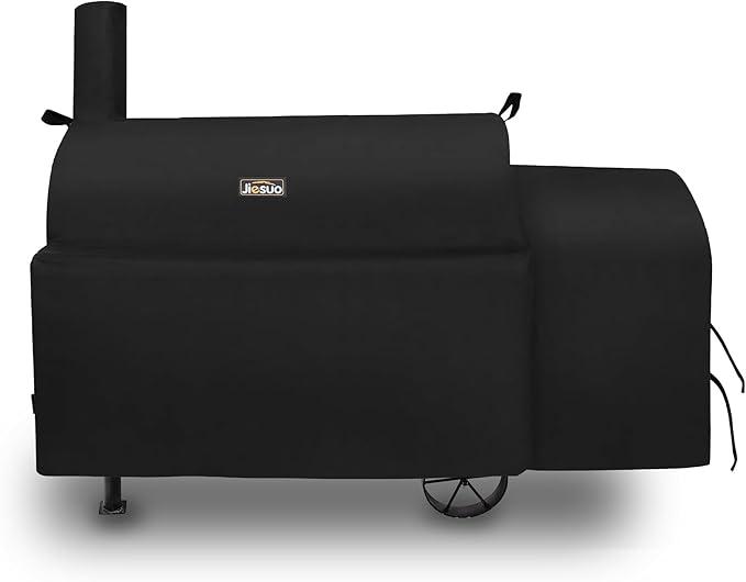 Grill Cover for Oklahoma Joe's Longhorn Offset Smoker Grill, Durable & Waterproof Oklahoma Joes Smoker Accessories