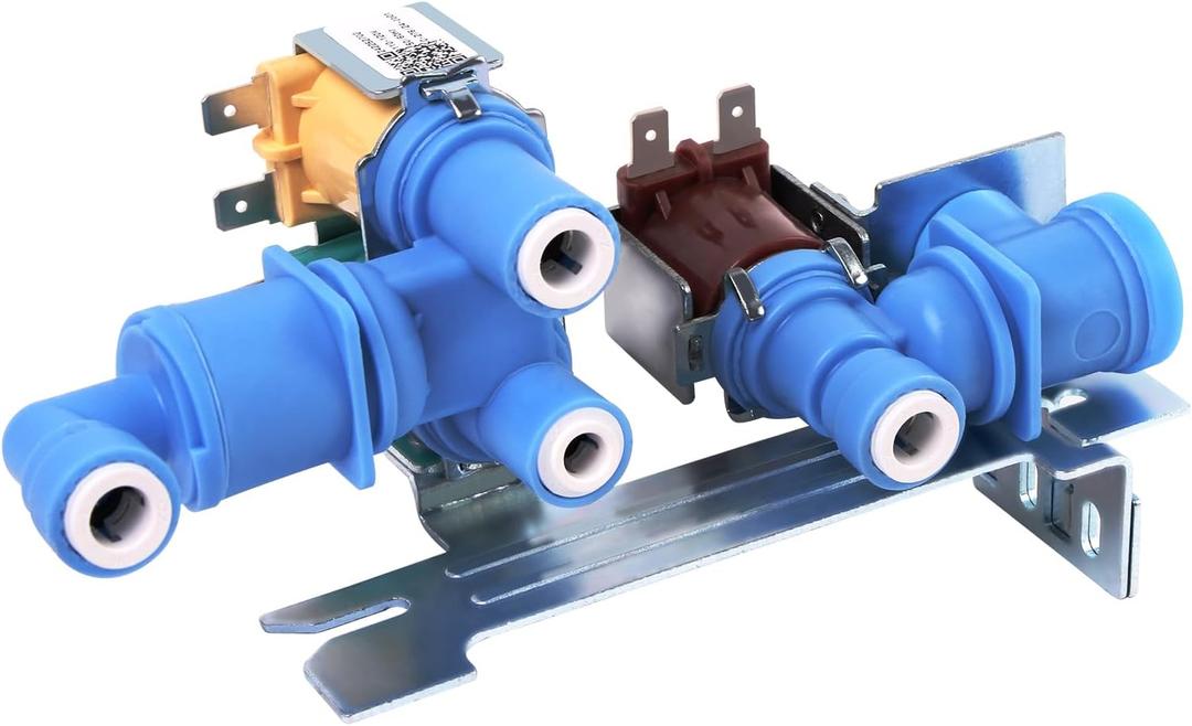 2025 New 242252702 Refrigerator Water Inlet Valve Compatible with Frigidaire Kenmore Electrolux Crosley Refrigerator AP5671757 240531101 K-76150 WV2702 