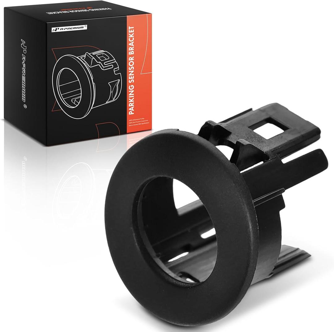 A-Premium Rear Outer Left Parking Assist Sensor Retainer Bezels Compatible with Ford Models - E-Transit ETransit 2022-2023, Transit-150/ Transit-250/ Transit-350 2020-2023, Transit-350 HD 2020-2023