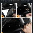 PBYMT Motorcycle Lower Triple Tree Wind Deflector Compatible with Harley Davidson Touring Street Glide Road Glide Electra Glide Road King FLH/T FLHX 2014-2023, Vivid Gloss Black