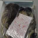 Bob Wig with Bangs Short Wigs for Women Ombre Brown to Blonde Synthetic Wig Straight Natural Hair Replacement Wigs Cosplay with Dark Roots for Holiday Daily Party Use 14 Inches