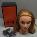 Hairingrid Mannequin Head 24"-26"100% Human Hair Hairdresser Cosmetology Mannequin Manikin Training Head Hair and Free Clamp Holder (R71906W2718H)