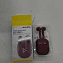 Acoustix AudioBuds+ True Wireless Bluetooth Earbuds with Charge Case - Burgundy