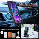 Phone Case for iPhone 17 Pro, IP68 Submersible [6.6FT] Military Grade Waterproof Shockproof with MagSafe Compatible Wireless Charging, Built-in Screen Protector for Swimming Outdoor Sports