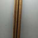 LazBlinds Cordless Bamboo Roman Shades, Privacy Blinds for Interior Windows, Room Darkening Roll Up Bamboo Blinds for Home & Patio, 46.5" W x 48" H, Highfield Teak