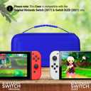 Orzly Carrying case for Switch Switch Console 1st Gen Consoles - Midnight Blue Protective Hard Portable Travel caseGIFT BOXED