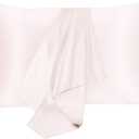 Silk Pillowcase for Hair and Skin 2 Pack 100% Mulberry Silk Bed Pillowcase Hypoallergenic Soft Breathable Both Sides Silk Pillow Case with Hidden Zipper, Pillow Cases (King, Light Pink)