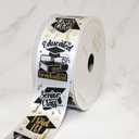 2 x LUV Ribbons Graduation 1.5" Inch Satin Ribbon, White