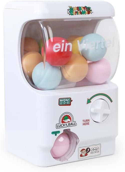 Home Gachapon Machine Party Toys Anniversary Gifts Novelty Toys Christmas Toys Couple Gifts Send to Others(Contains 21 blank capsules)