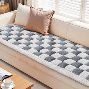 Couch Cushion Cover for dogs Sofa Cover Washable Pet Love Seat Couch Covers for Sofa Slipcovers Couch Protector Blanket for Dog Sofa Cushion Covers for Pet Washable Pad Blue Grey 70x210cm/27.6x82.7in