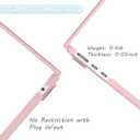 B BELK Compatible for MacBook Air 15 inch Case 2026 2025 2024 2023 M5 M4 M3 M2 Model A3448 A3241 A3114 A2941, Protective Hard Shell for Mac Air 15" + Keyboard Cover & Screen Protector, Light Pink