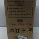 SYNCVIBE Slim Bathroom Trash Can with Lid Stainless Steel Garbage Can Soft Close Step Trash Bin with Removable Inner Bucket for Bedroom, Office, Kitchen (Matt Black, 3.5 Gallons)