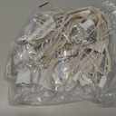 Novelty Lights Vintage Style T5 Warm White LED Christmas Lights, 11 Feet White Wire String of 10 Mini Bulbs, UL Listed Indoor/Outdoor Tree Lighting