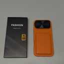 for iPhone 17 Pro Max Wallet Case with Camera Cover Kickstand, Card Holder (3-5 Cards), Military Grade Drop, Heavy Duty Women Men Protective Phone Case for iPhone 17 Pro Max 6.9" 2025, Orange