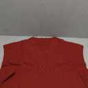 Red Women Knitted Shirt, Medium