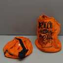 Halloween Trick or Treat Bags Candy Bucket Basket Decoration, Light Up Ghost Sweet Bags Multipurpose Reusable Goody Buckets for 2025 Halloween Party Decor Supplies Favors Gifts 2 Pack