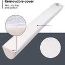 YENING Baby Bed Bumpers for Toddlers Foam Bed Guard Rail for Kids Bed Toddler Bed Bumper for Twin Full Queen King Size Bed Grey, 1-Pack