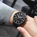 NIBOSI Watches for Men Analog Quartz Chronograph Waterproof Luminous Designer Men's Wrist Watches Business Work Sport Casual Dress Watch Elegant Gifts for Men