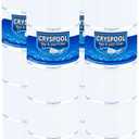 Cryspool® 07077 Filter Compatible with CCP420, Clean and Clear Plus 420, PCC105-PAK4, R173576, C-7471, 178584, 817-0106, FC-6470, 4×105 Sq. Ft Pool Filter Cartridges, L×OD: 26-1/16"×7”, 4 Pack